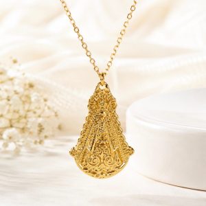Colgante con Cadena Virgen del Rocío · D'Capricho