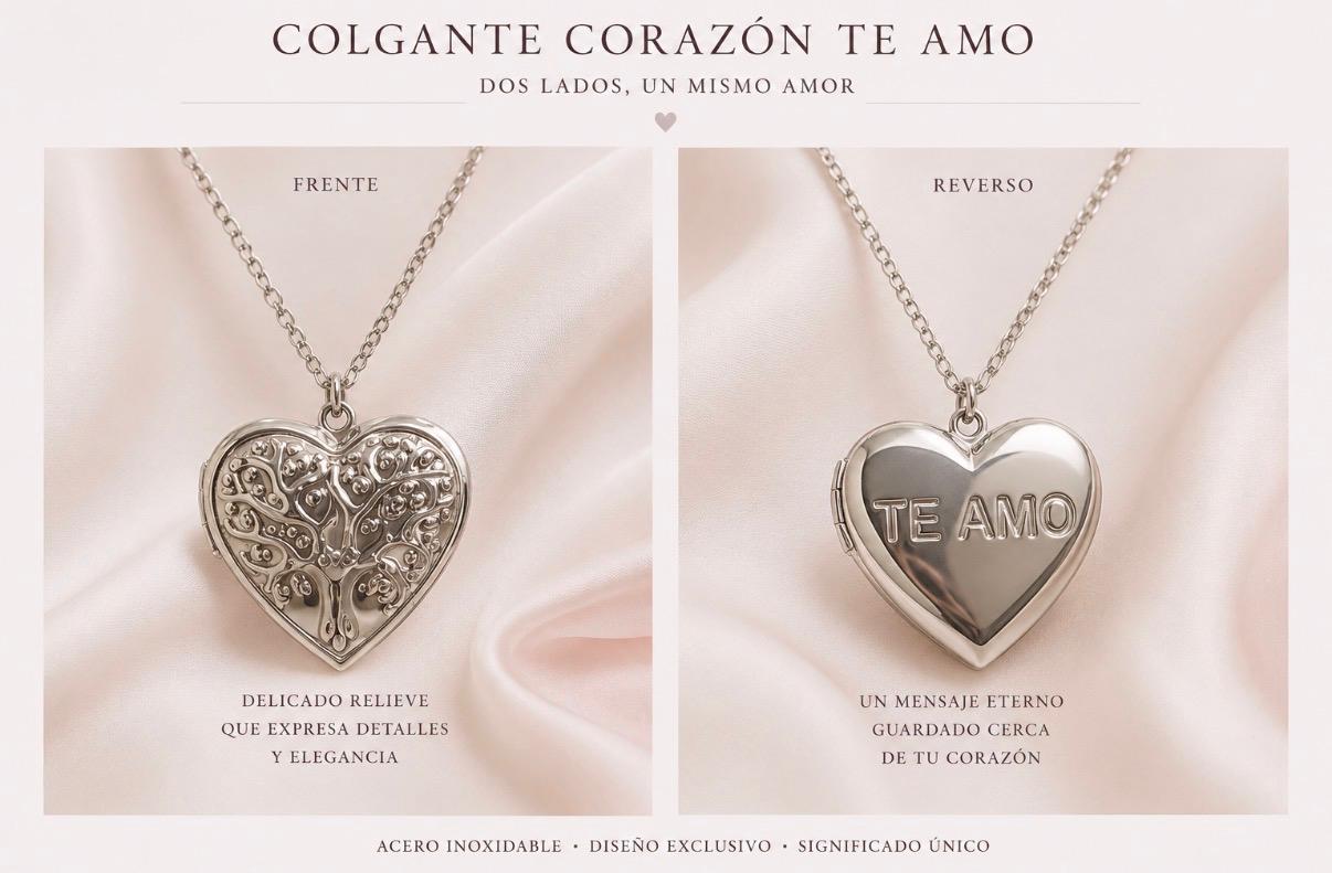 Colgante Corazón “Te Amo” · D'Capricho