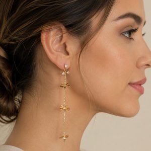 Pendientes Largos Mariposa · D'Capricho
