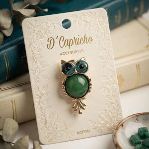 Broche Búho de la Suerte