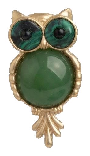 Broche Búho de la Suerte